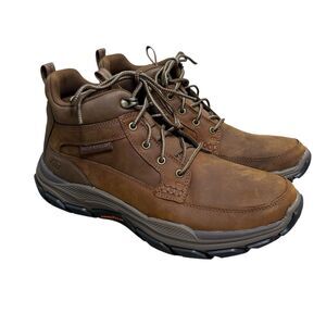 Sketchers Relaxed Respected Boswell Water Repellent Boots Leather Mens Size 9.5